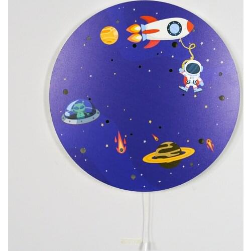 Of Space and Rocket Wooden Design Lighting Decorative Modern Bedroom Wall Lamps Led Light Night Light 2021 Model 038