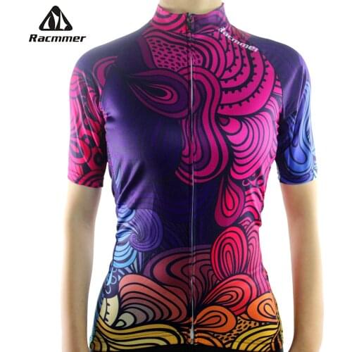 Racmmer 2020 Breathable Cycling Jersey Women Summer Mtb Cycling Clothing Bicycle Short Maillot Ciclismo Bike Clothes #NS-05