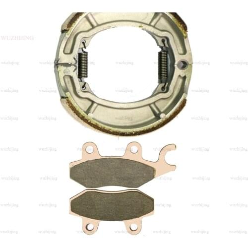 Brake Pads Shoe Drum set for HONDA VT 125 VT125 C Shadow 1999 - 2008 2007 2006 2005 2004 2003 2002 2001 2000