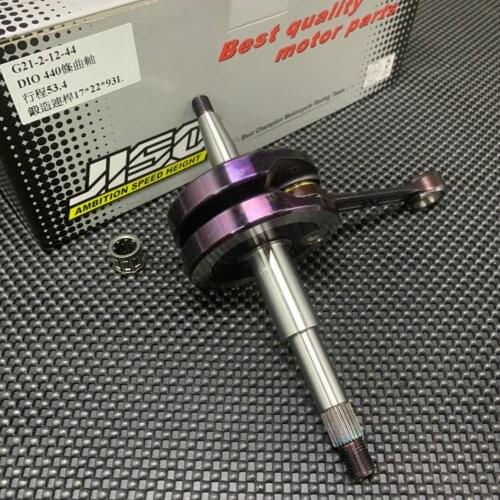 DIO50 JISO Crankshaft 53.4mm 55mm 56mm Long Stroke Racing Tuning Upgrade BWSP Engine Parts Dio 50