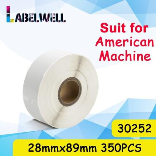 Labelwell 1Roll/350pcs compatible for Dymo LW 30252 Address Labels 28mm*89mm compatible for DYMO LabelWriter 450/450 Turbo/4XL