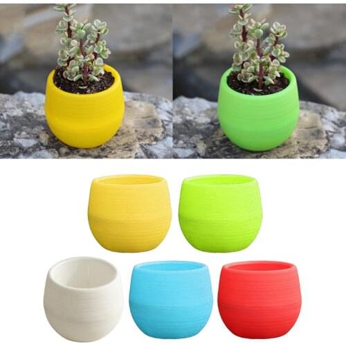 Small Cactus Succulent Planters Indoor Flower Pots with Drainage Hole Desktop Decoration Succulent Pot Flower Plant Container