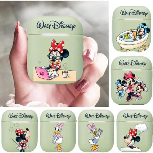 We Love Minnie Mouse Soft Silicone Cases For Apple Airpods 1/2 Protective Case Bluetooth Wireless Earphone Cover For Apple Air P