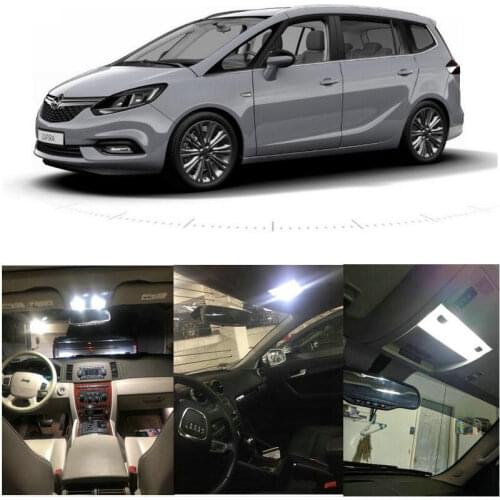 LED interior lighting complete set For Opel Zafira C Tourer Facelift