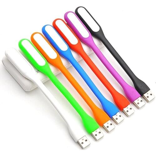 Portable USB 5V LED Reading Lamp Mini Book Light Foldable Camping Night Lights Table Lamps For Power Bank PC Notebook Laptop