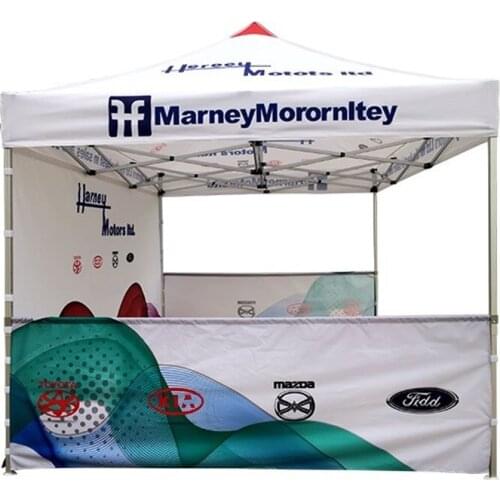Dye-sublimation Printed 40x40x1.8mm Professional Aluminum 3m x 3m Easy-Up Promotion Gazebo Marquee Tent Canopy Event shelter