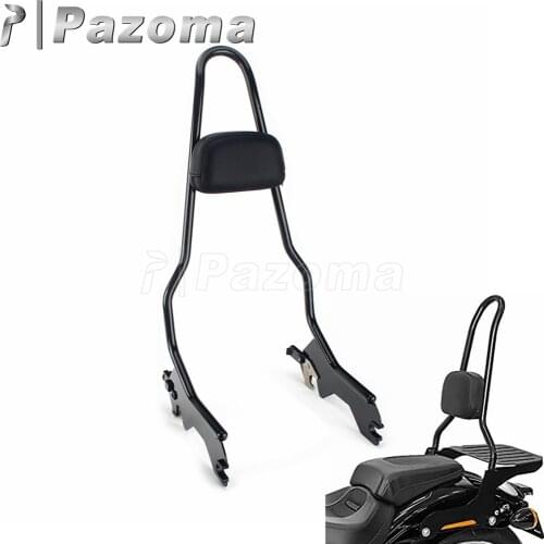 Detachable Motorcycle Backrest Rear Passenger Sissy Bar For Harley Softail Slim Deluxe Street Bob FLHC FLHCS FXBB FXST 2018-2021