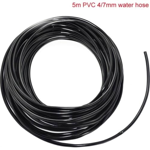 5m Garden Irrigation Hose PVC Water Hose 1/4" Micro Drip Irrigation Tube For Watering Potted Plants Flower Sprinker Pipe