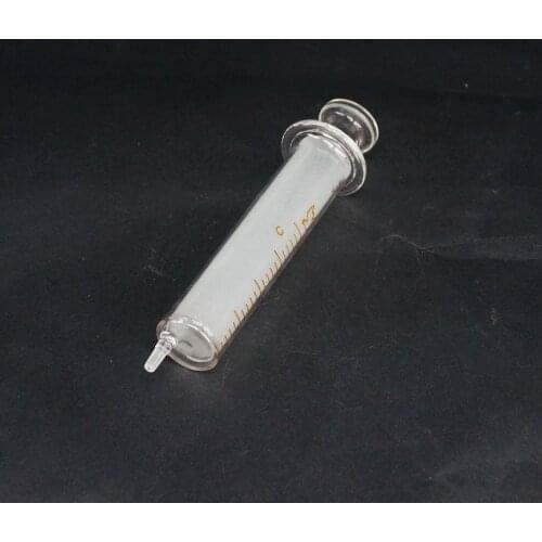 Glass Syringes 20ml Glass Sample Extractor Lab Glassware Glass Injector