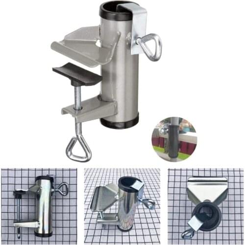 Heavy Duty Umbrella Holder Clamp Parasol Holder Outdoor Garden Metal Umbrella Support Stand Fixed Bracket For Tricycle
