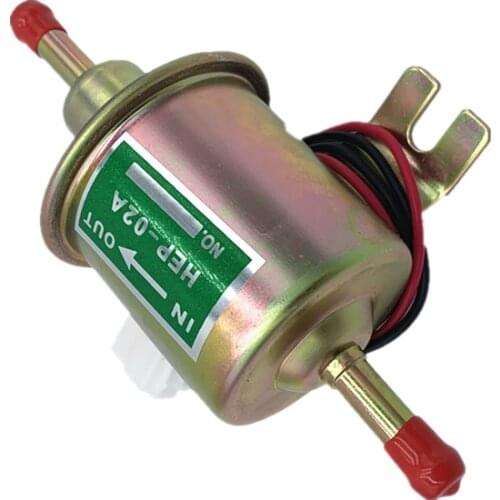 High quality For Car Motorcycle Low Pressure Universal Diesel Petrol Gasoline Electric Fuel Pump HEP-02A 12V