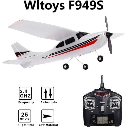 Wltoys F949S RC Airplane 2.4G EPP Foam RC Aircraft 3CH Remote Control Airplane 500mm Wingspan Outdoor Plane Model Gift for Kids