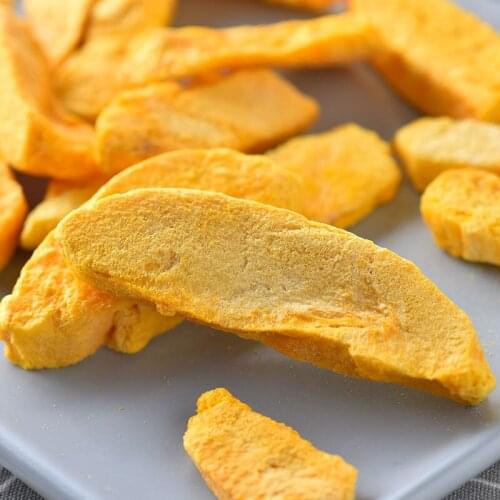 Mango Freeze Dried Fruits Snacks Chunks - Non-GMO 100% Natural and Organically Processes Bake Material Cake Decorate