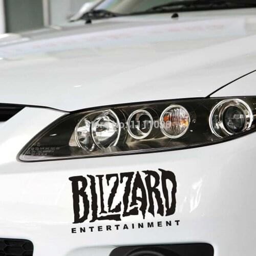10 x Blizzard Entertainment Car Sticker Reflective Decal for Tesla Toyota Opel Chevrolet Volkswagen Hyundai Kia Lada