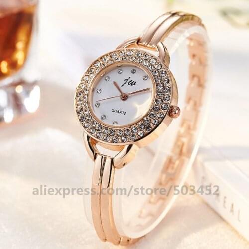 100pcs/lot 6986 Bracelet Women Watch New Sweet Wholesale Accesorios Mujer Fashion Lady Zegarki Damskie Diamond Watch For Women