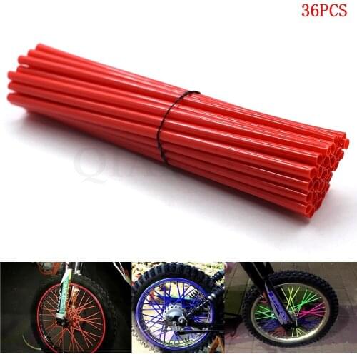 36 pcs Universal motorcycle bike rim tube cover spoke skin cover For YAMAHA XMAX200 XMAX250 XMAX300 XMAX400 TMAX530 TMAX500