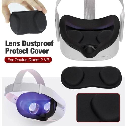 VR Accessories Vr Lens Anti Scratch Cover For Oculus Quest 2 VR Dustproof Protective Lens Cap Washable Case For Oculus Quest2