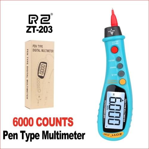 Digital Pen Type Multimeter Portable AC/DC Voltage Capacitance Handheld Tool Tester Electronic Meter ZT203
