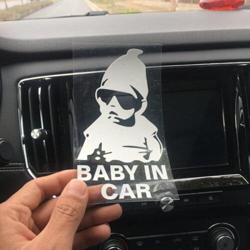 BABY IN CAR Child Car Stickers For Nissan Tiida Teana Skyline Juke X-trail Almera Qashqai Livina Sunny March Murano Geniss Koleo