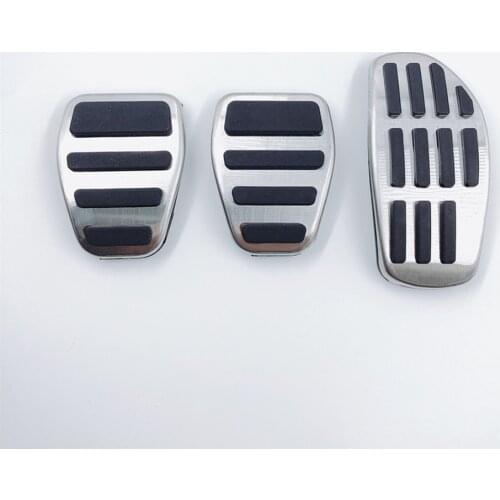 For Renault Captur Kaptur 2019 2020 AT MT Car Pedals Rest Pad Mats Gas Fuel Brake Pedal Cover Accessories