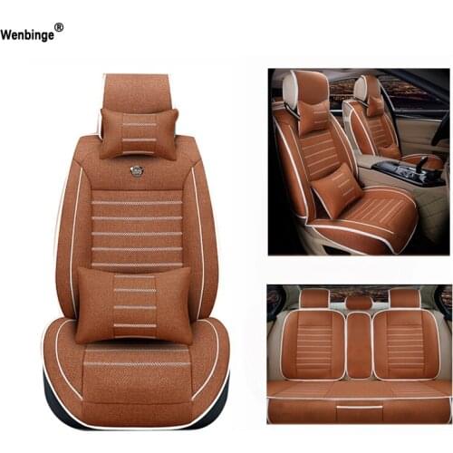 Breathable car seat covers For Fiat Uno Palio Linea Punto Bravo 500 Panda SUV car accessories auto styling 3D Leather
