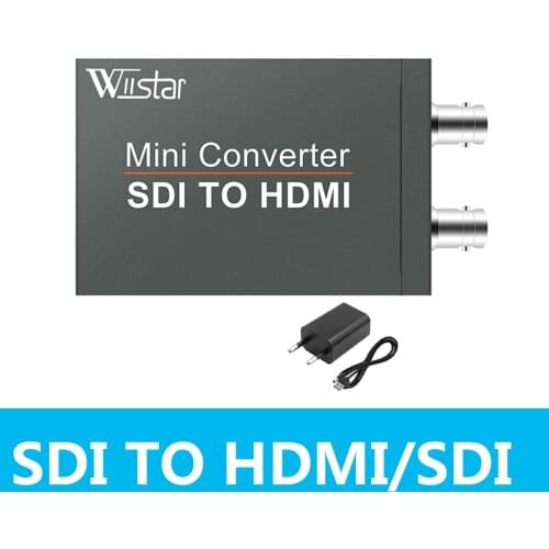 Converter SDI to HDMI,3G-SDI/HD-SDI/SD-SDI to HDMI Converter Adapter,SDI in HDMI out SDI Loopout