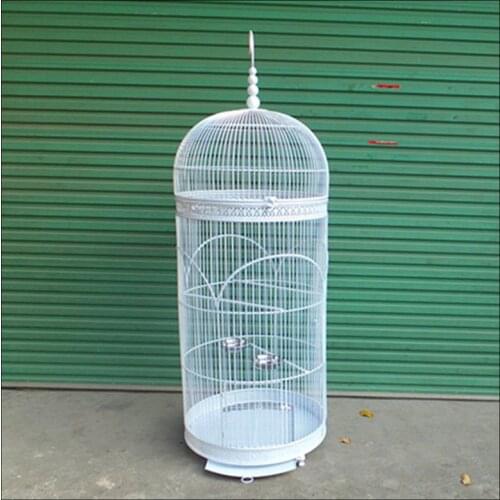Metal parrot Eight elder brother Myna The dove large group of bird cages large wrought iron bird cage