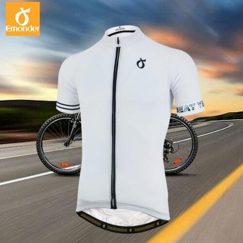 Mens Cycling Jersey Short Sleeve Mesh Breathable Bike Shirt Black White Quick Dry Climber Summer Bicycle Clothing Mtb