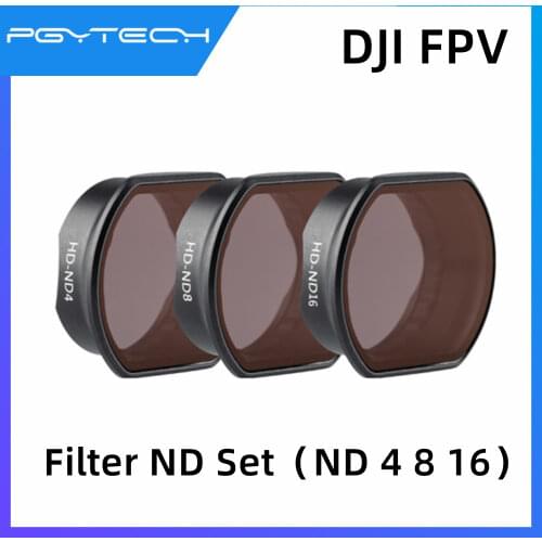 PGYTECH DJI FPV ND 4 8 16 Filter Set Professional Accessories ND4 ND8 ND16 Filters Kit for DJI FPV Combo Drone