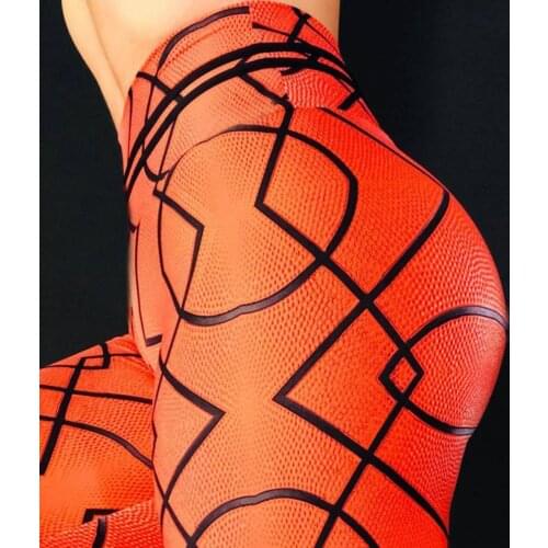 New Fitness Sport leggings Women Mesh Print High Waist Leggings Femme Girl Workout Yoga Pants Running Women Gym Fitness Leggings