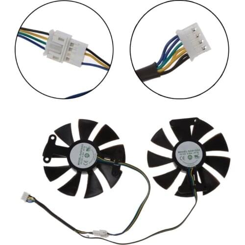New 85mm GA91S2H DC 12V 0.35A 4Pin Cooler Fan Replacement For Zotac GTX 1060 GTX950 GTX 1050Ti Graphics Card Cooling Fan R9JB