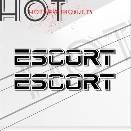 New Motorcycle reflective fuel wheels fairing portable luggage helmet stickers sign decoration Decals For Ford escort ESCOPT