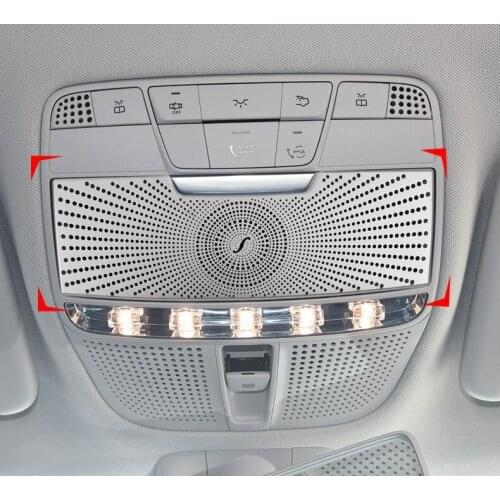 Fit for Mercedes Benz new E-class C GLC Berlin sound reading lamp glasses box horn cover for c180l e200l interior modification