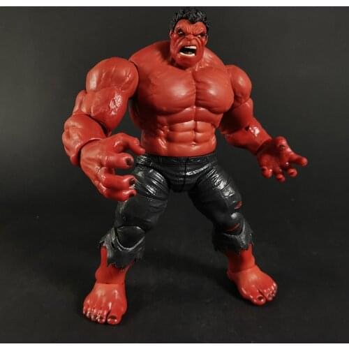 Marvel The Gray / Red Hulk Exclusive Movie Film Action Figure Toy Doll Model