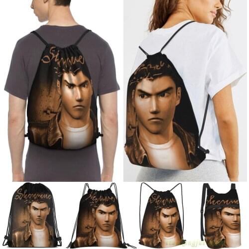 Shenmue (Ryo Portrait) Women Drawstring Sackpack Gym Bags Men Outdoor Travel Backpacks For Training Fitness Swimming Bag