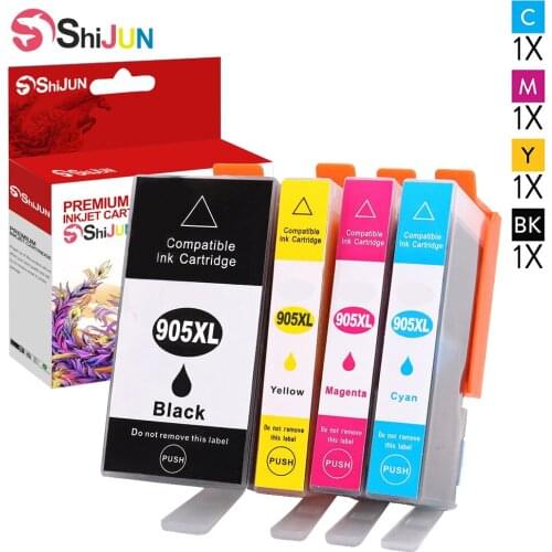 SHIJUN Compatible ink cartridge for HP 905XL 905 HP OfficeJet 6950 6960 6963 6964 6965 6966 6968 6970 6974 6975 6976 with chip