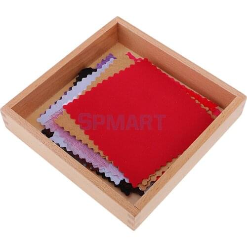 Montessori Fabric Cloth Box Kids Children Sensory Touch Toys Early Learning