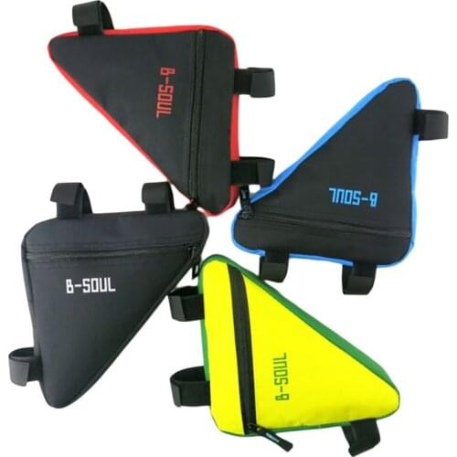 Triangle Bicycle Bag Mini Oxford Smooth Zipper Adjustable Paste Firmly Riding Equipment Accessories