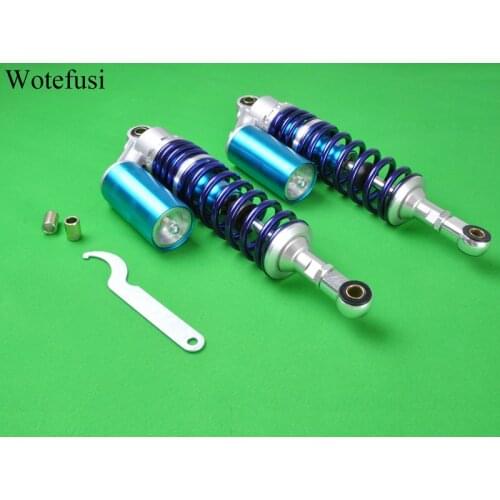Wotefusi Universal 13.5" 340mm Air Nitrogen Shock Absorber Clevis For Suzuki Yamaha Cb 750 250 [PA71]