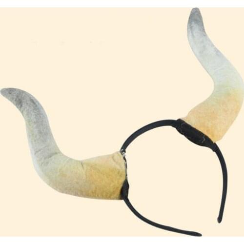 Funny Big Devil Horn Headband Children Adult Cosplay Hair Band Headwear Fancy Dress Party Hair Accessories Halloween Christmas