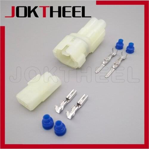 1/5/20/30/50 sets kit Sumitomo 2 pin way Sealed male female reversing radar automotive Waterproof connector 6187-2801 6187-2804