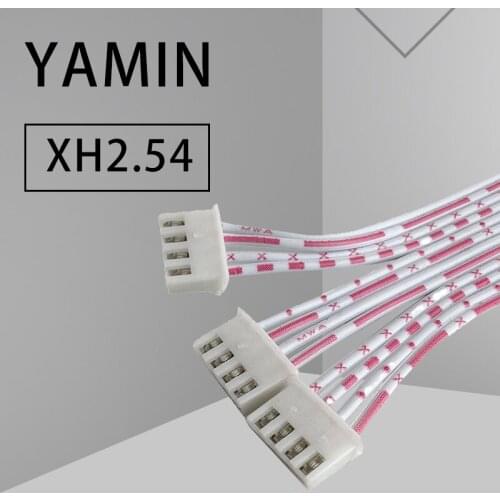 10pcs XH2.54 Red White Cable Two Head Connector Wire Terminal Electric Wiring 2P/3P/4P/5P/6P 10cm/20cm/30cm
