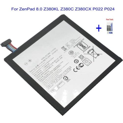 1x 4000mAh C11P1505 Tablet PC Replacement Battery For Asus ZenPad 8.0 Z380KL Z380C Z380CX P022 P024 + Repair Tools kit