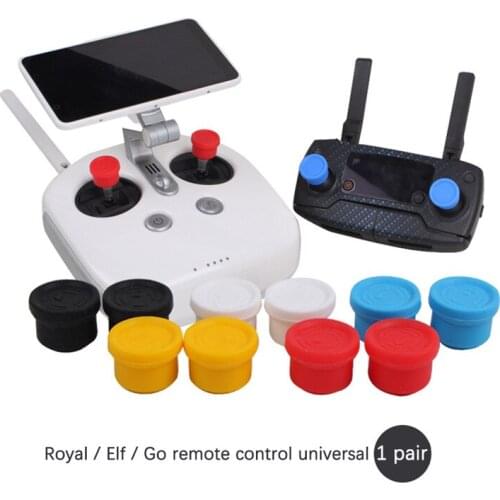 2 pcs/Lot For DJI Spark Silicone Thumb Rocker Joysticks for DJI Phantom 3/Phantom 4 pro /Inspire 1/2 Button cover Rocker Cap