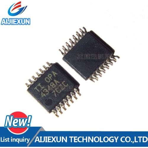 20Pcs OPA4348AIPW TSSOP14 1MHz, 45UA, CMOS, Rail-to-Rail OPERATIONAL AMPLIFIERS in stock 100%New and original