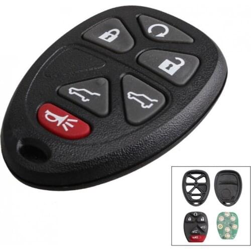 6 Buttons 315Hz Car Remote Start Keyless Entry Key Fob Transmitter Clicker Alarm for Chevy CMG OUC60270 / 15913427