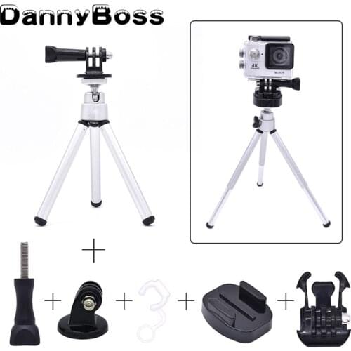 For Gopro Accessories Flat Quick Release Mini Tripod Mount Adapter For Gopro Hero 5 4 3+ for Xiaomi for EKEN camera