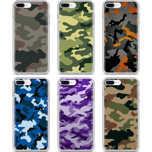 Camouflage Pattern Amazing Silicone Phone Case For Samsung Galaxy A10 A30 A40 A50 A60 A70 a12 a31 a41 a51 a71 a20e a21s M30