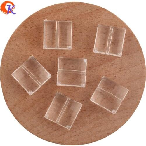 Cordial Design 19x20mm 145Pcs Acrylic Bead/Hand Made/DIY Making/Clear Bead/Square Shape/Jewelry Accessories/Earring Findings