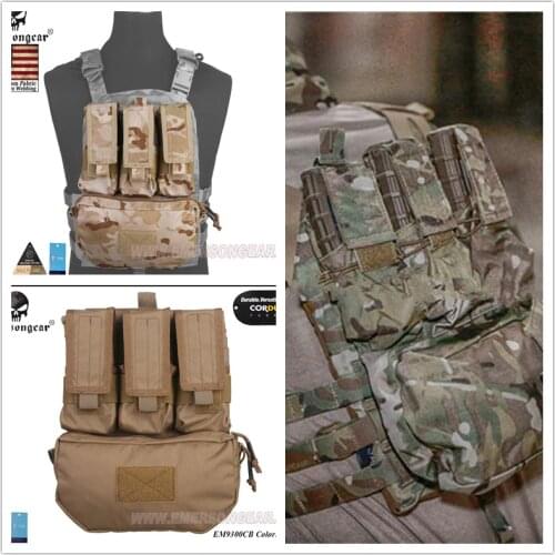 Emersongear Assault Back Panel Pack 500D Cordura Coyote Brown Military MOLLE Pack FOR Hunting Vests